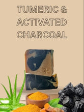 Load image into Gallery viewer, Turmeric &amp; Activated Charcoal (Face Soap)
